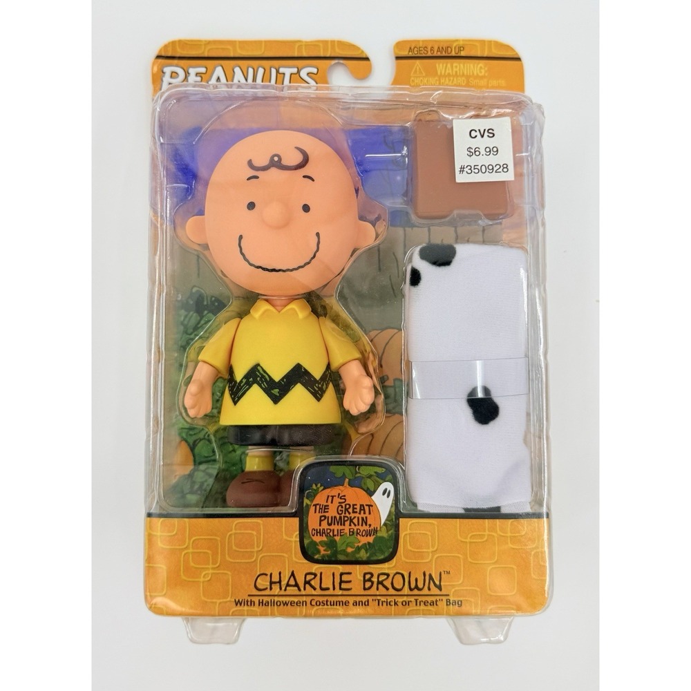It's The Great Pumpkin, Charlie Brown Action Figure Peanuts Memory Lane 2002 NIP